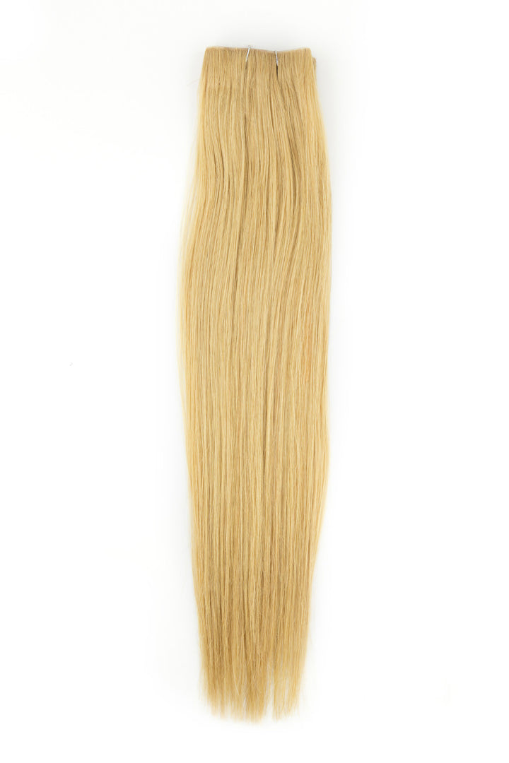 Hand-Tied Skin Weft with Clip-Ins