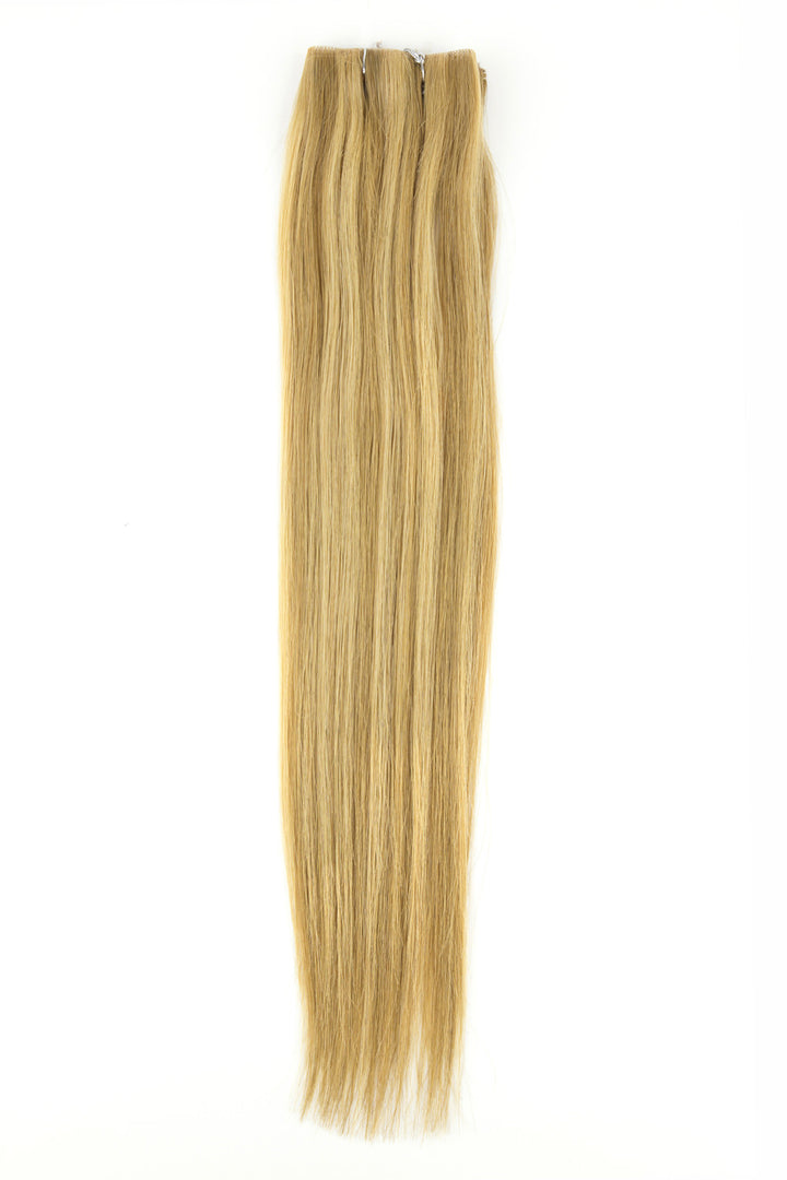 Hand-Tied Skin Weft with Clip-Ins