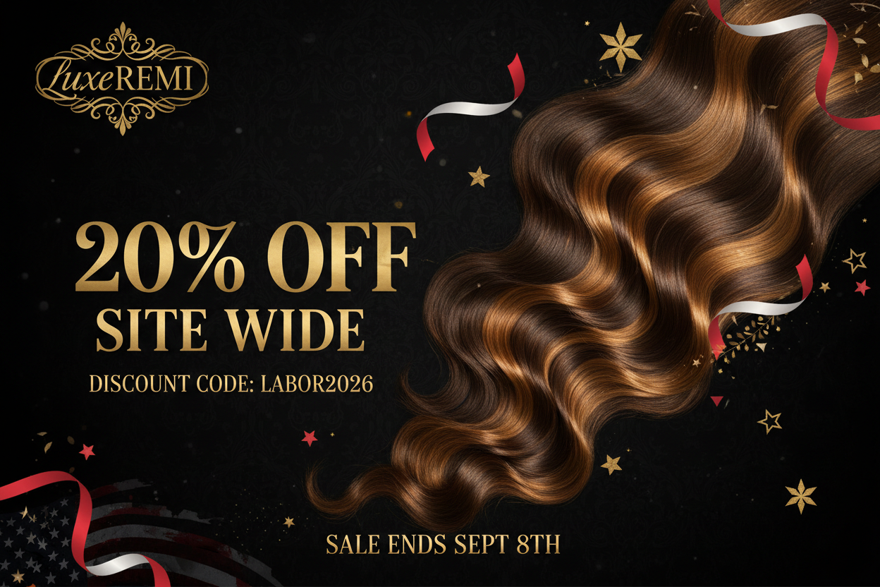 luxeREMI Labor Day Sale Banner