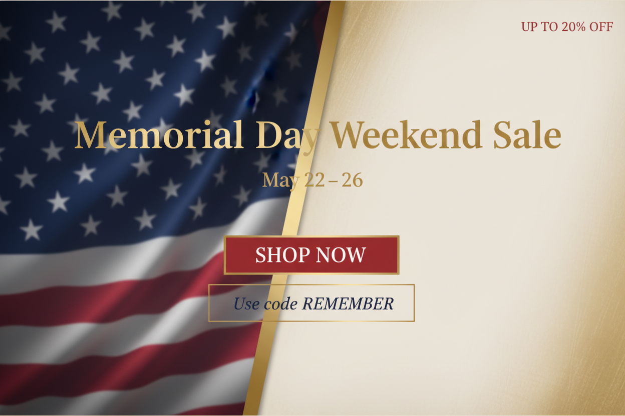 Memorial Day Weekend Sale Banner