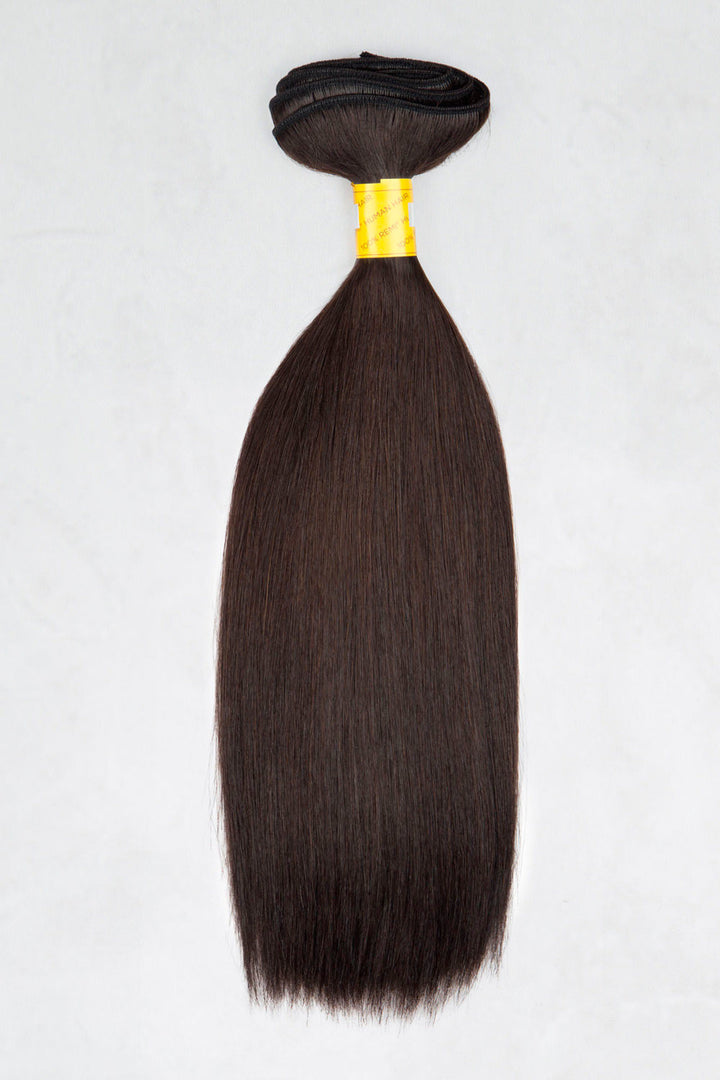Silky Straight 14" - Machine-Tied -  LuxeRemi  - 3
