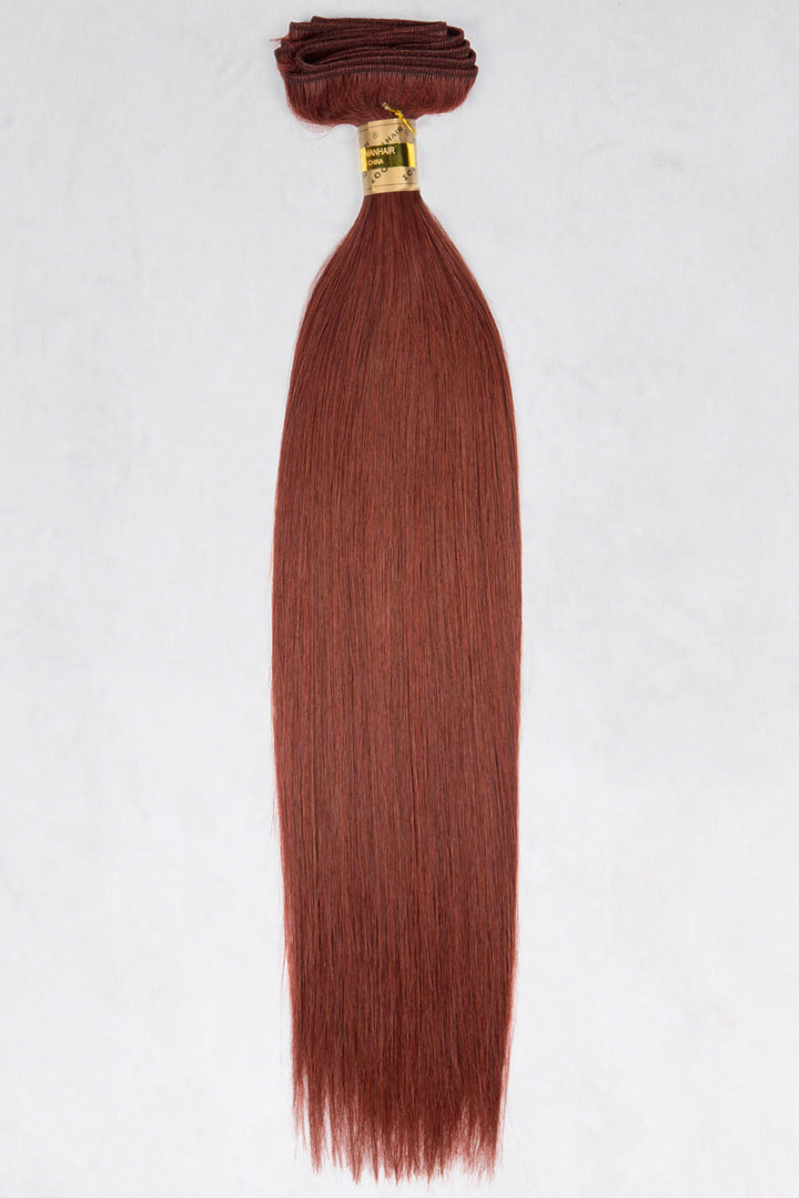 Silky Straight 18" - Machine-Tied -  LuxeRemi  - 24