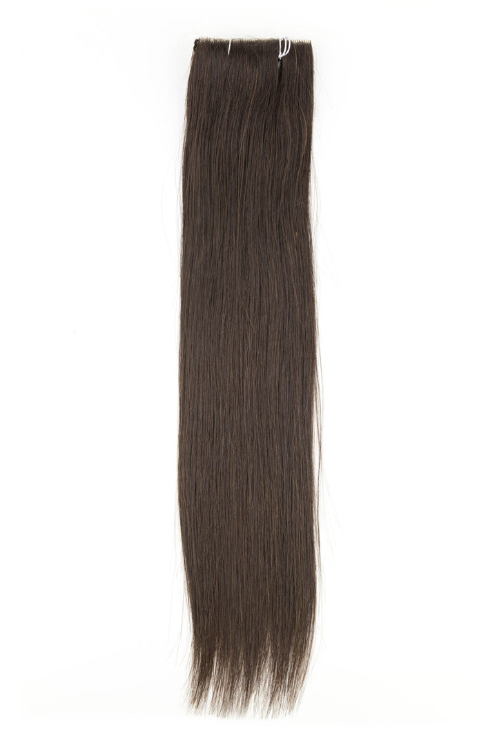 Hand-Tied Skin Weft with Clip-Ins