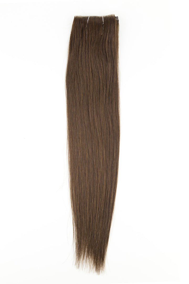 Hand-Tied Skin Weft with Clip-Ins
