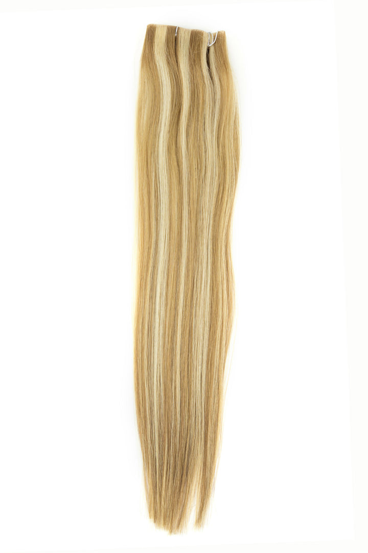 Hand-Tied Skin Weft with Clip-Ins