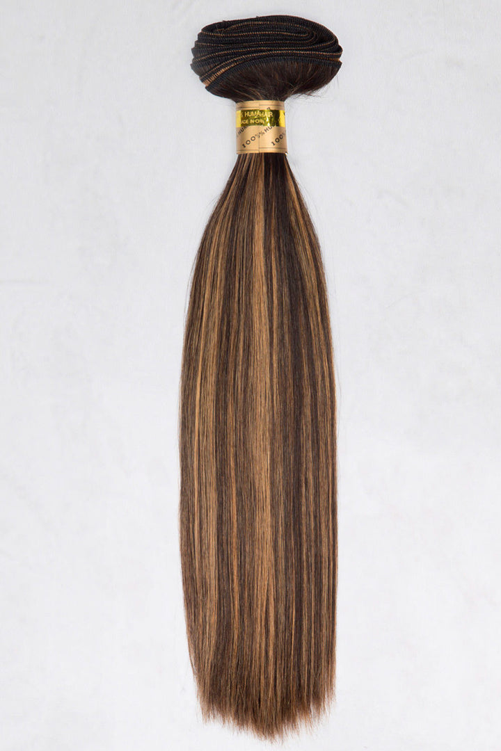 Silky Straight 14" - Machine-Tied -  LuxeRemi  - 33