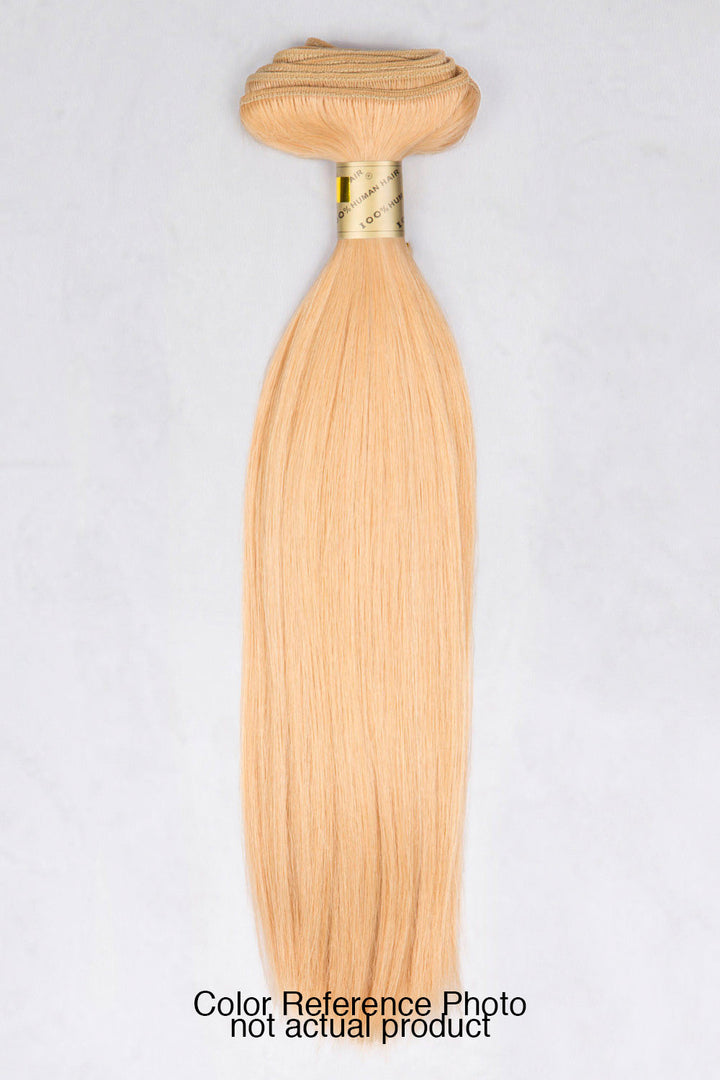 Luxe - Silky Straight 14" - Machine-Tied -  LuxeRemi  - 34