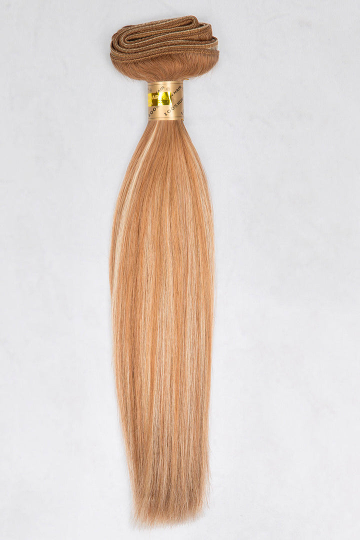 Silky Straight 18" - Machine-Tied -  LuxeRemi  - 34