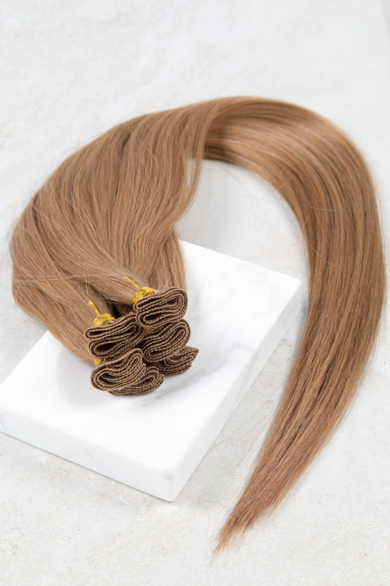 Hand Tied Silky Straight 14" - Hand-Tied -  LuxeRemi  - 1