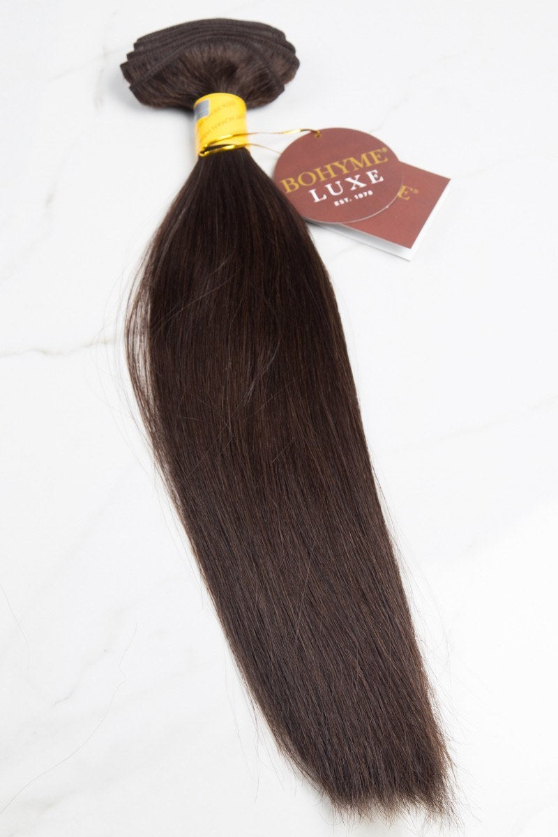 Luxe - Silky Straight 14" - Machine-Tied -  LuxeRemi  - 1